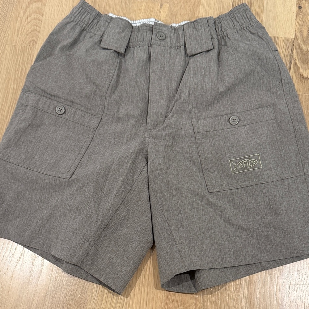 AFTCO Gray Cargo Shorts